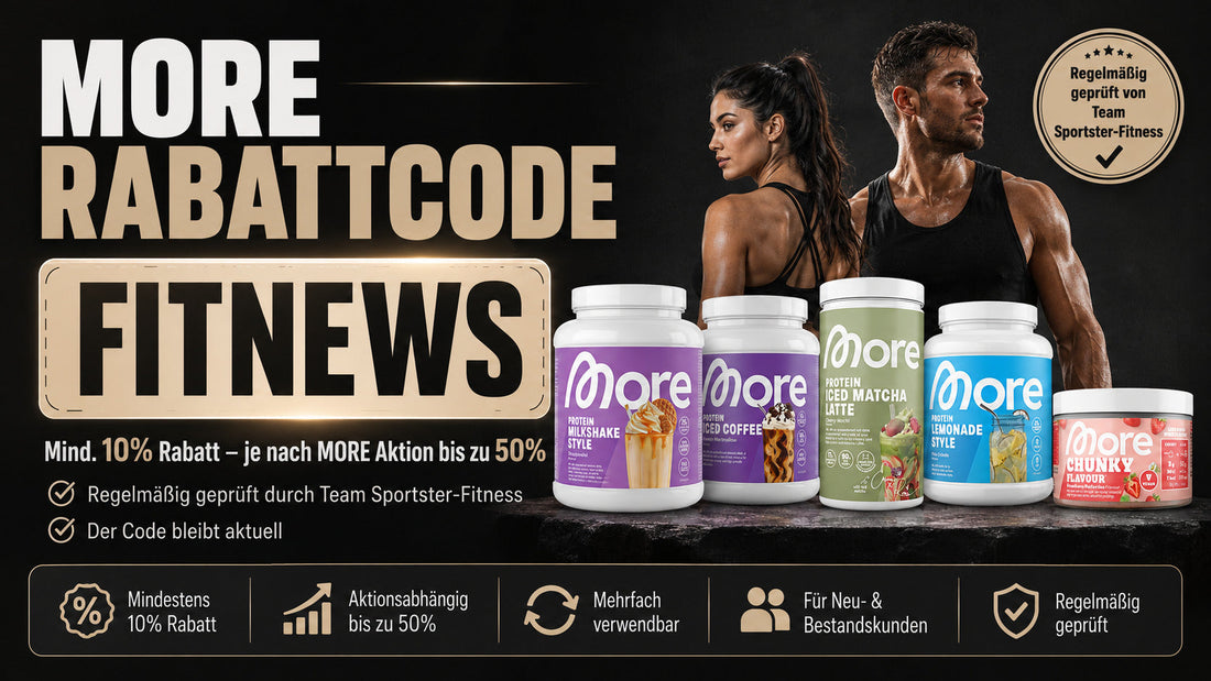 More Nutrition Rabattcode: Bis zu 50% sparen 🥇