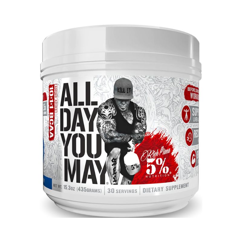 5% Nutrition All Day You May Blue Raspberry