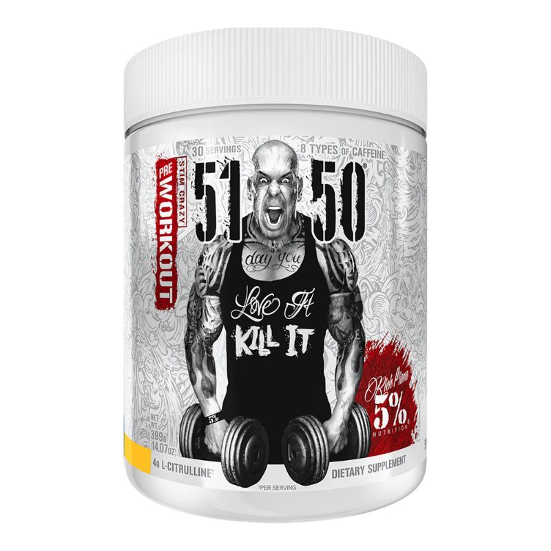 5% Nutrition-Rich Piana 5150 Pre-Workout Booster Blue Ice