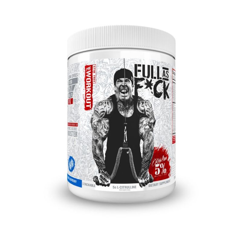 5% Nutrition-Rich Piana Full as F*ck Blue Raspberry
