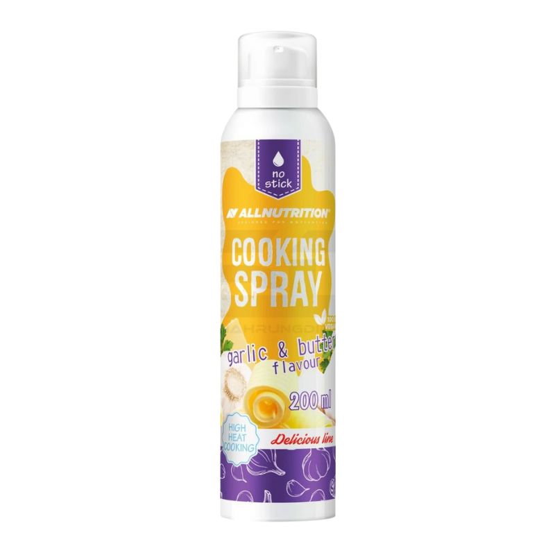 All Nutrition Cooking Spray - kalorienarmes Kochspray Garlic & Butter