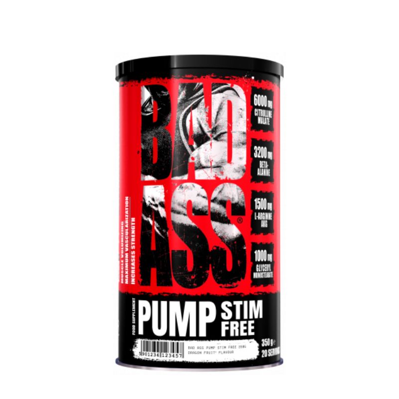Bad Ass Pump Stim-Free Pre-Workout Dragon Fruit