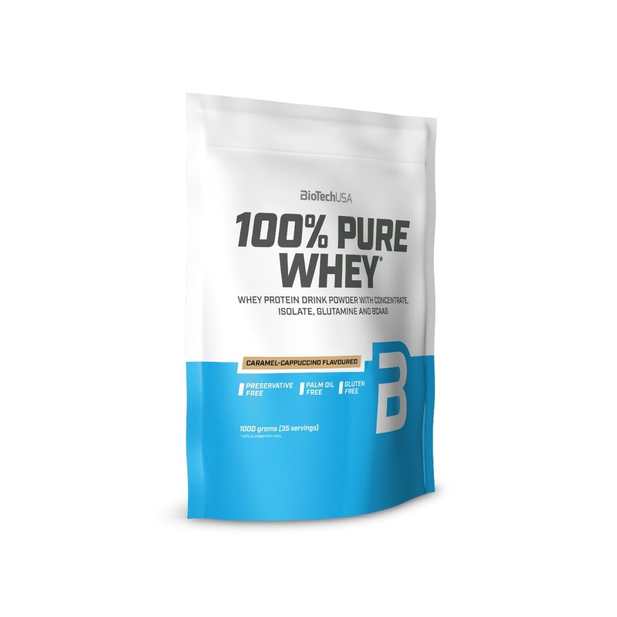 BioTechUSA 100% Pure Whey 1000g Caramel Cappuccino