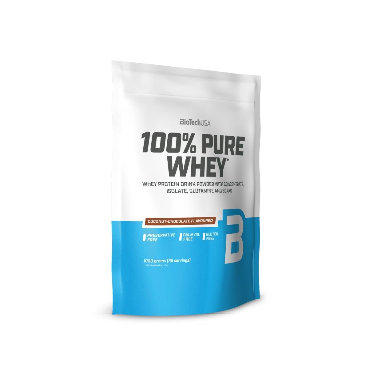 BioTechUSA 100% Pure Whey 1000g Chocolate Coconut