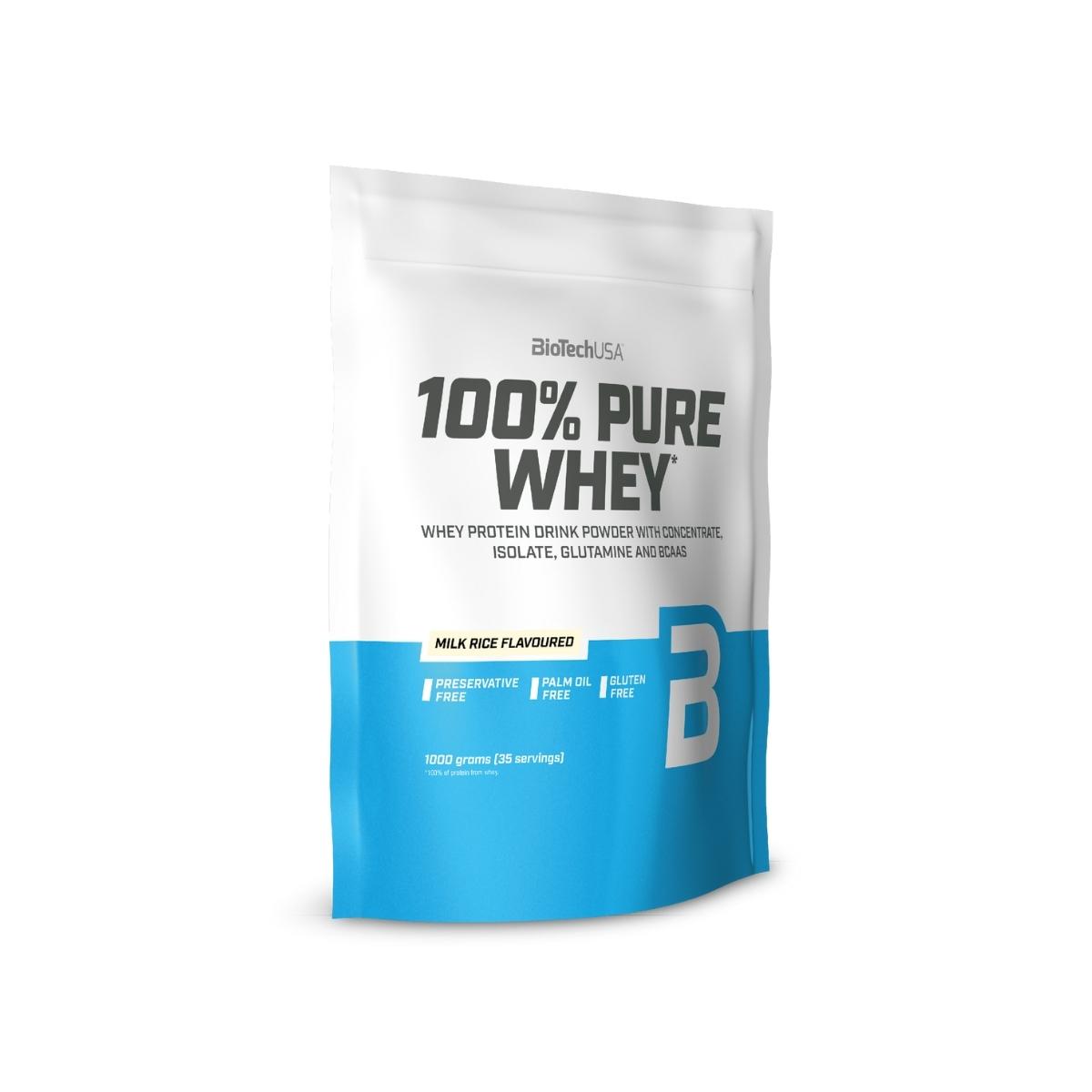 BioTechUSA 100% Pure Whey 1000g Milchreis