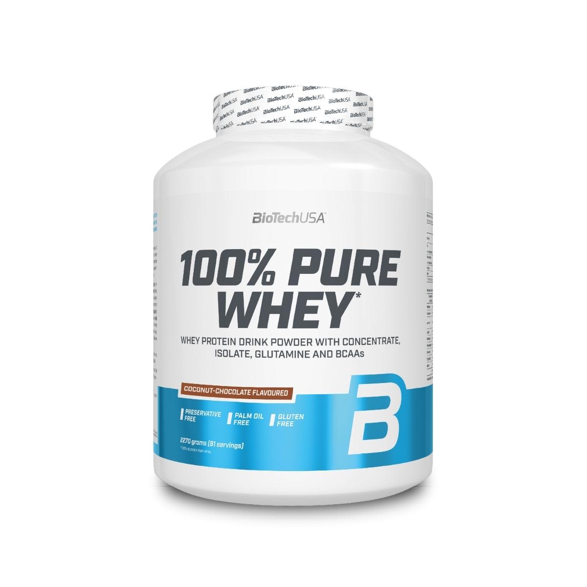 BioTechUSA 100% Pure Whey 2270g Chocolate Coconut