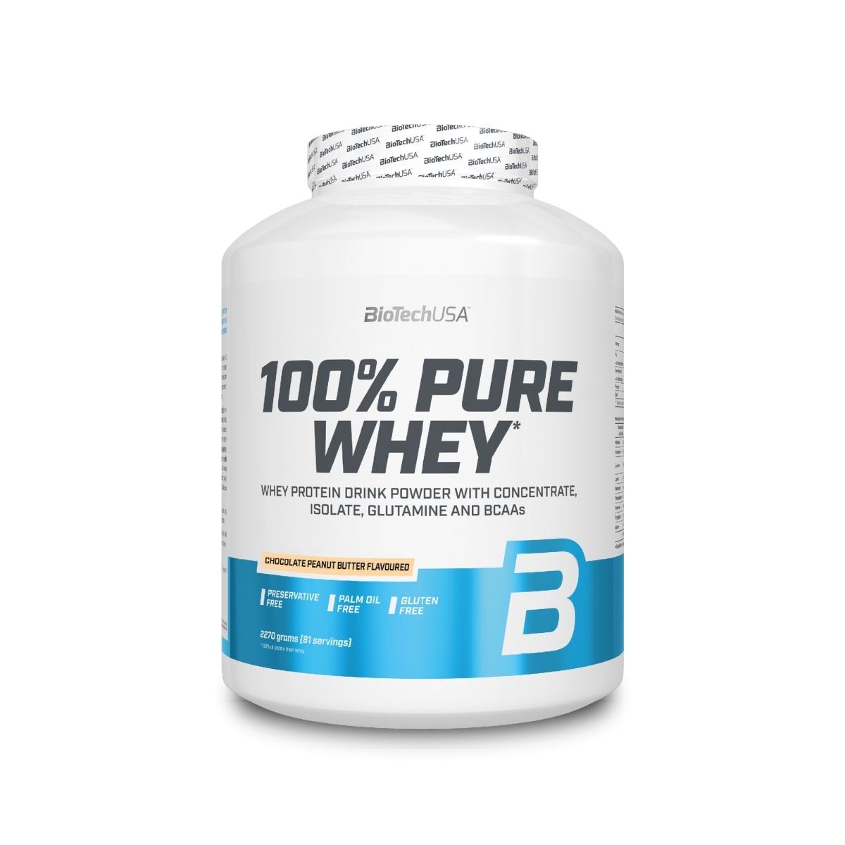 BioTechUSA 100% Pure Whey 2270g Chocolate Peanutbutter