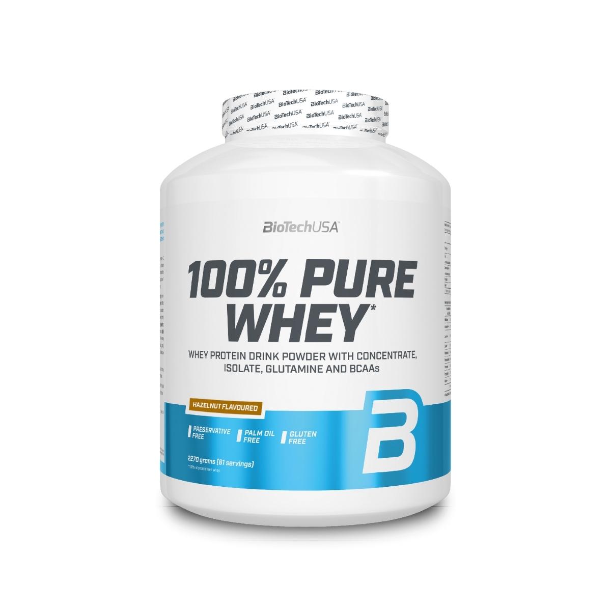 BioTechUSA 100% Pure Whey 2270g Hazelnut
