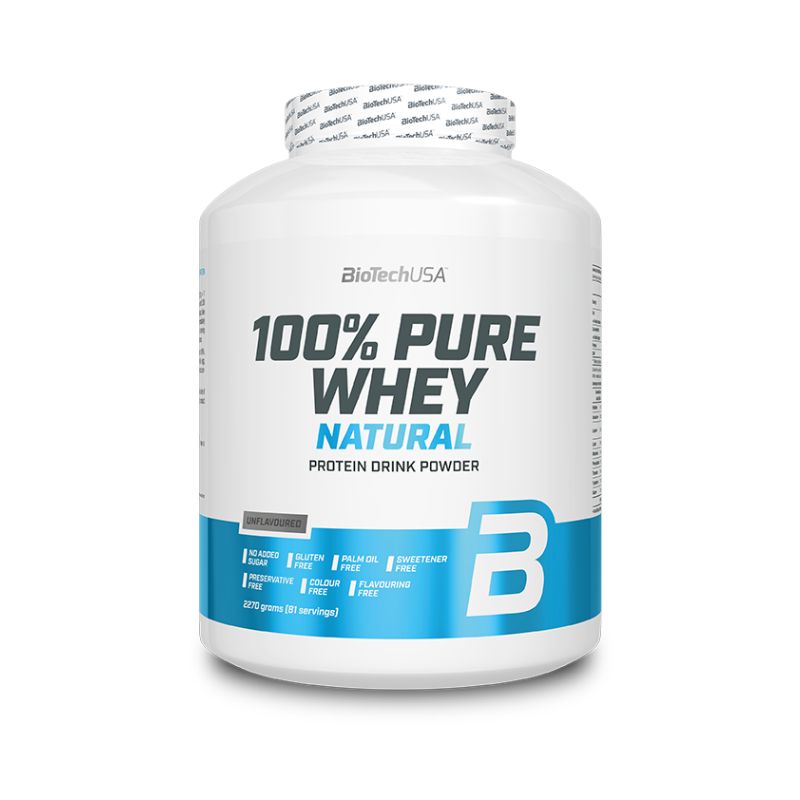 BioTechUSA 100% Pure Whey 2270g Natural