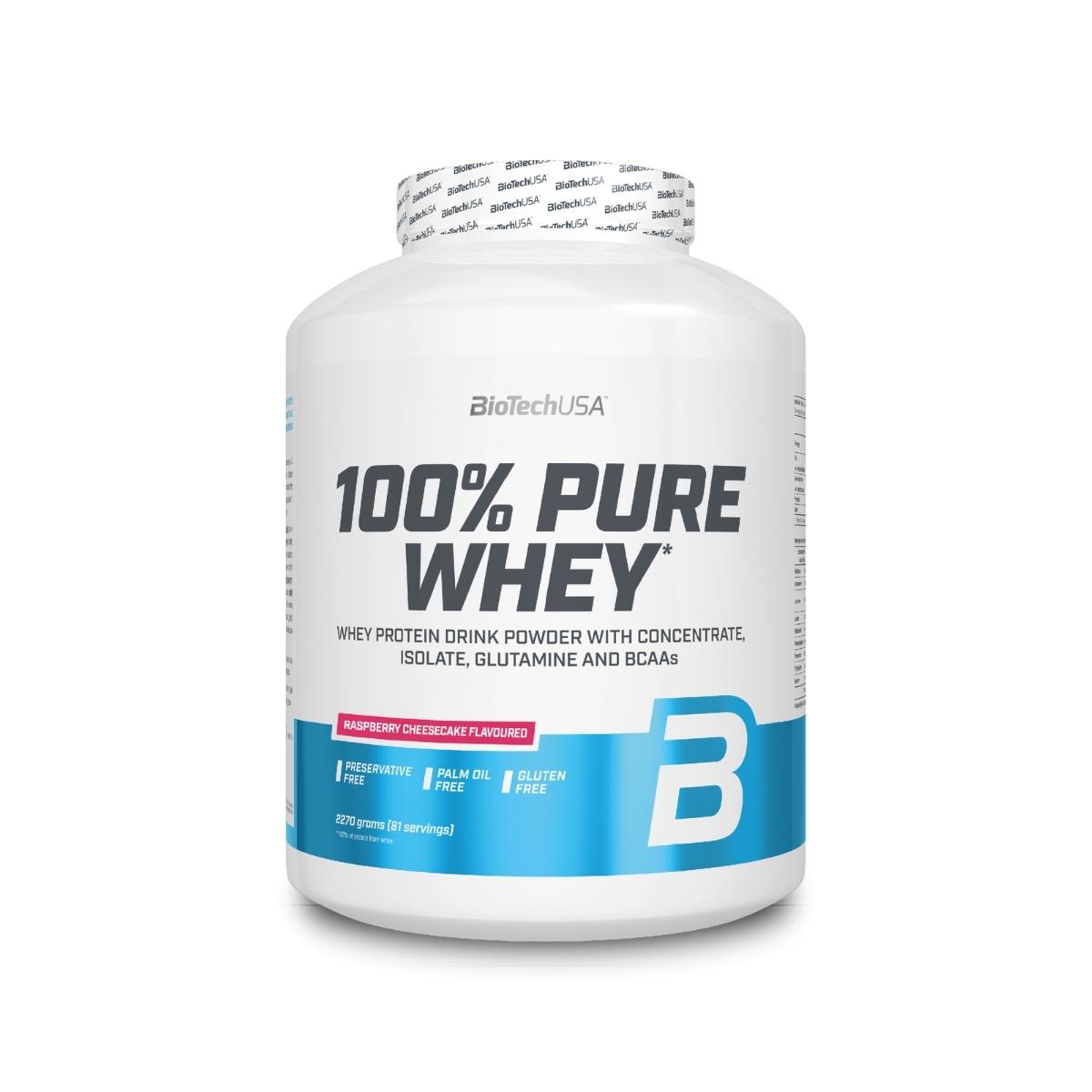 BioTechUSA 100% Pure Whey 2270g Raspberry