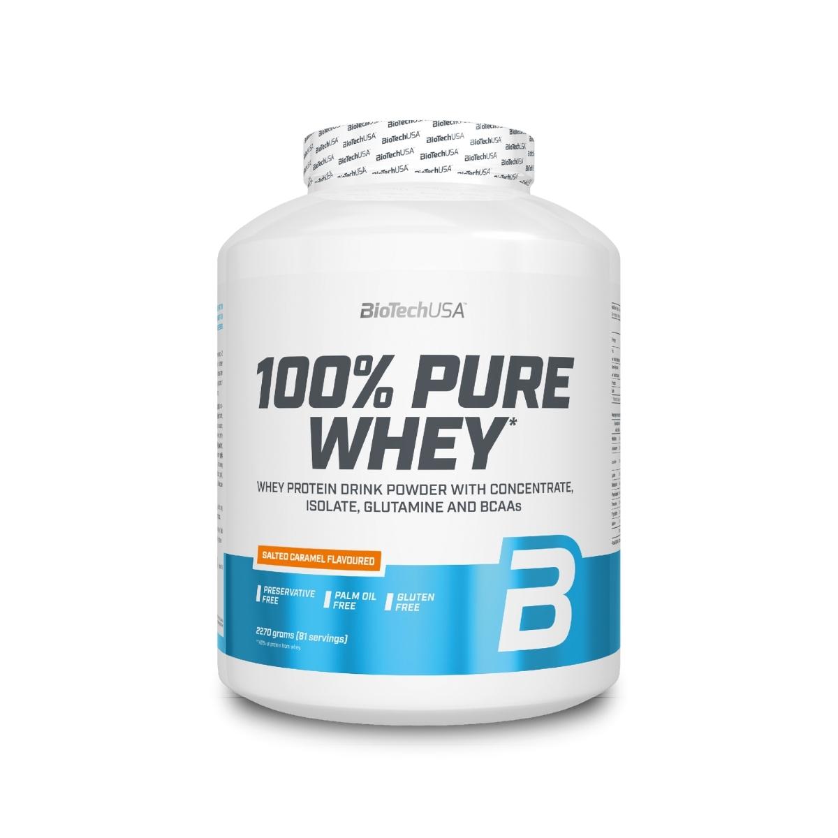 BioTechUSA 100% Pure Whey 2270g Salted Caramel