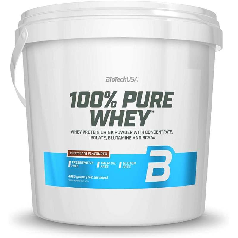 BioTechUSA 100% Pure Whey 4000g Chocolate