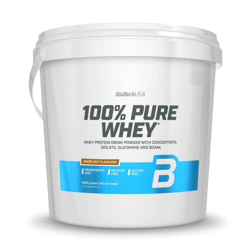BioTechUSA 100% Pure Whey 4000g Hazelnut
