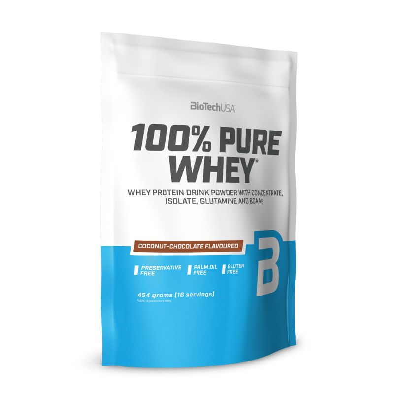 BioTechUSA 100% Pure Whey 454g Chocolate Coconut