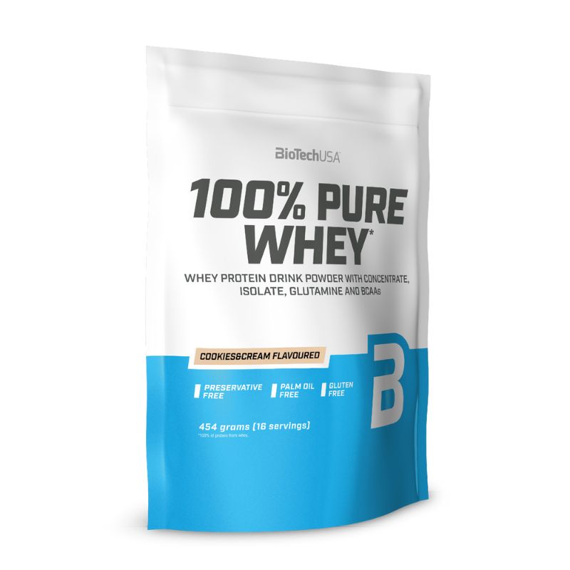 BioTechUSA 100% Pure Whey 454g Cookies&Cream