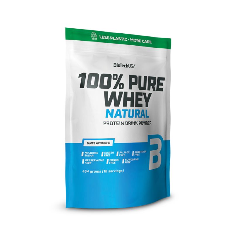 BioTechUSA 100% Pure Whey 454g Natural