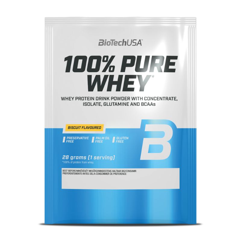 BioTechUSA 100% Pure Whey Probe, 28g Beutel Biscuit