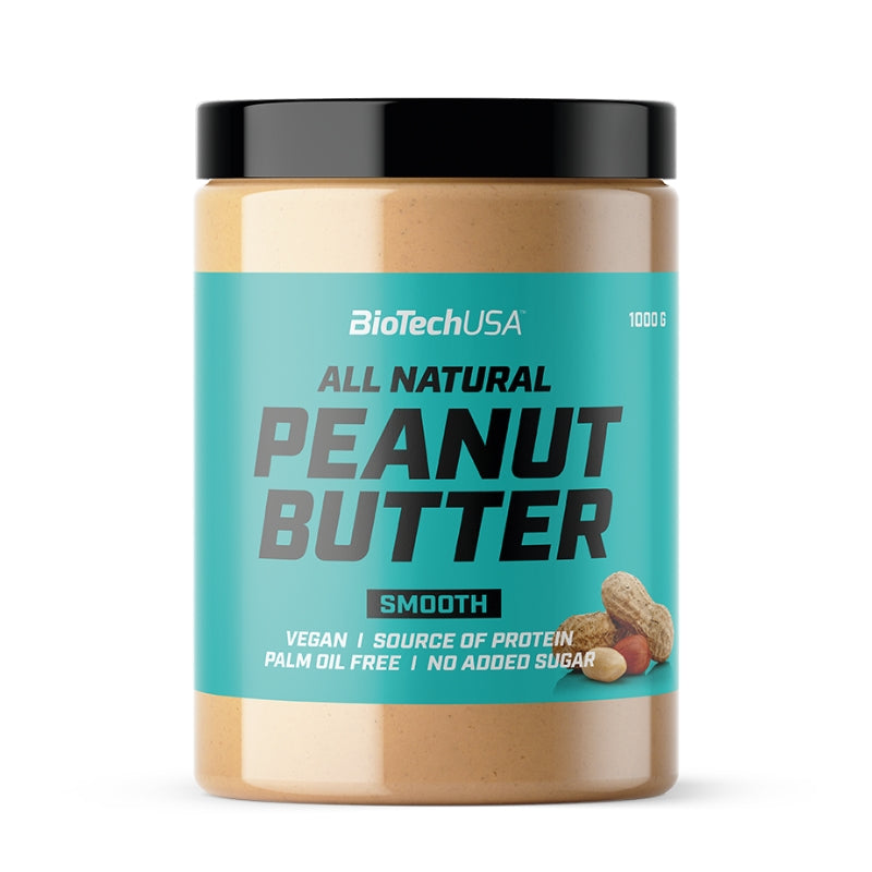 BioTechUSA All Natural Peanut Butter 1000g Smooth