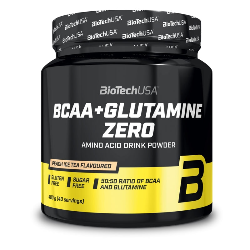 BioTechUSA BCAA+Glutamine Zero Pfirsich-Eistee