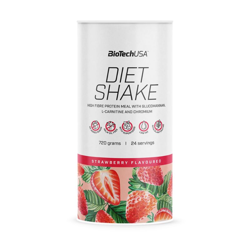 BioTechUSA Diet Shake, 720g Dose Strawberry