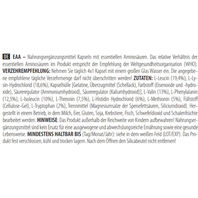 BioTechUSA EAA Kapseln, 200 Caps.