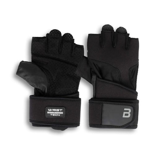 BiotechUSA Gewichtheberhandschuh Kyle, Leder, Schwarz