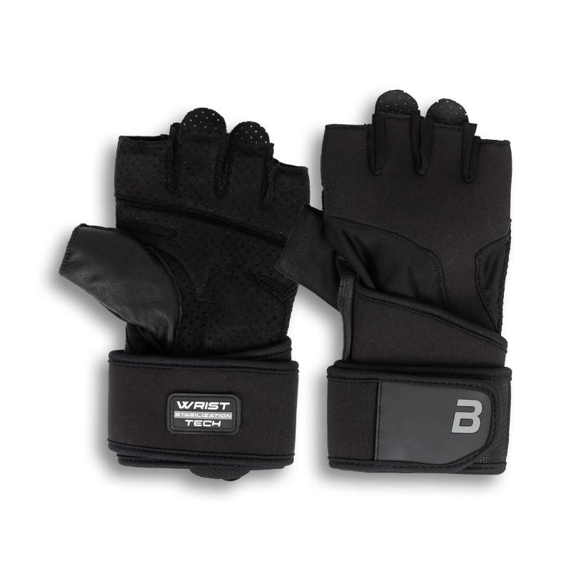 BiotechUSA Gewichtheberhandschuh Kyle, Leder, Schwarz XL