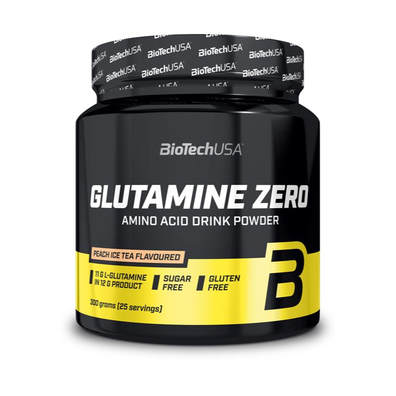 BioTechUSA Glutamin Zero 300g Peach Ice Tea