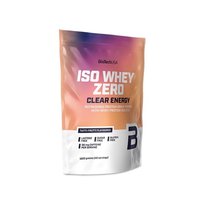 BioTechUSA Iso Whey Zero Clear 1000g Energy Tutti-Frutti
