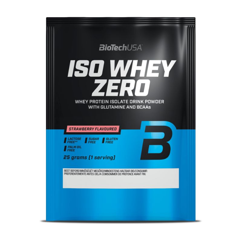 BioTechUSA Iso Whey Zero Probe, 25g Beutel Strawberry
