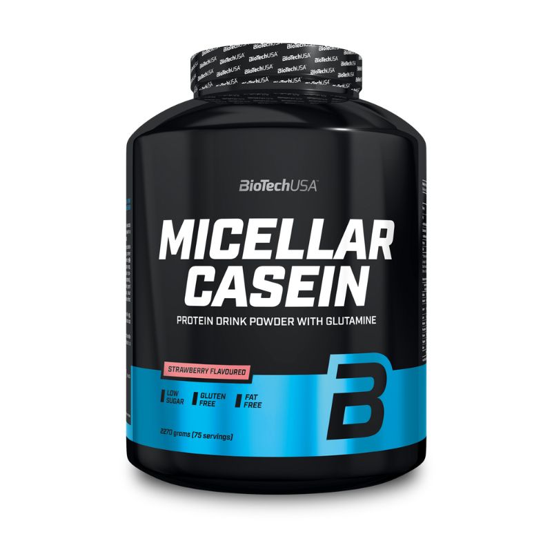 BioTechUSA Micellar Casein 2270g Strawberry