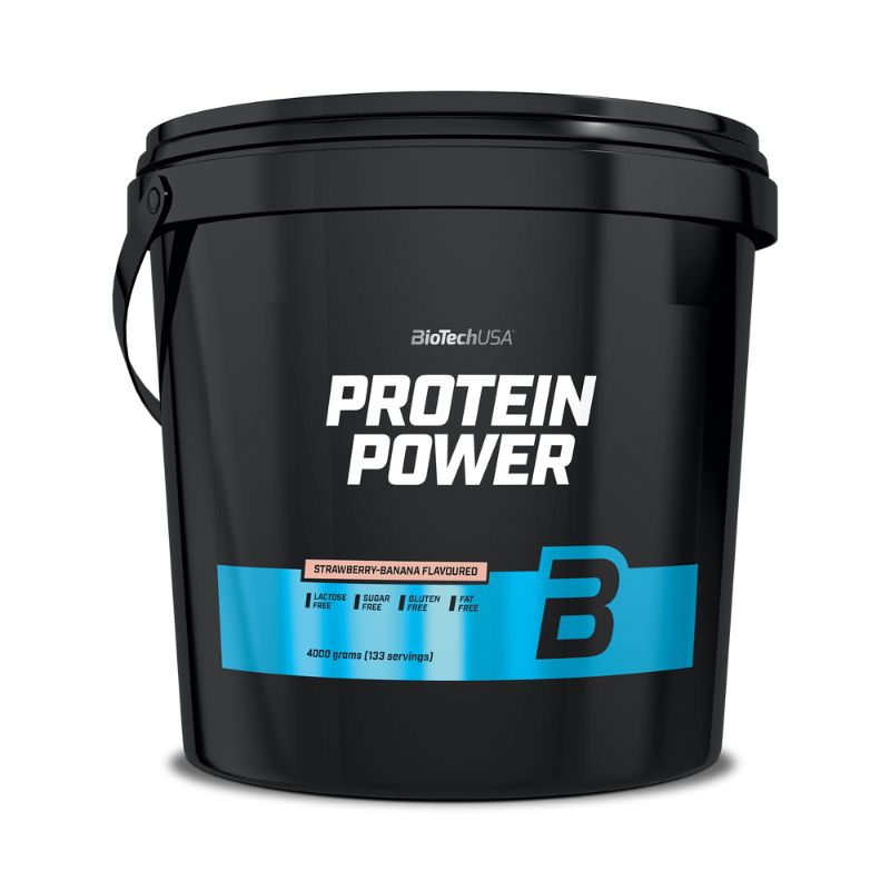 BioTechUSA Protein Power 4000 g Strawberry-banana