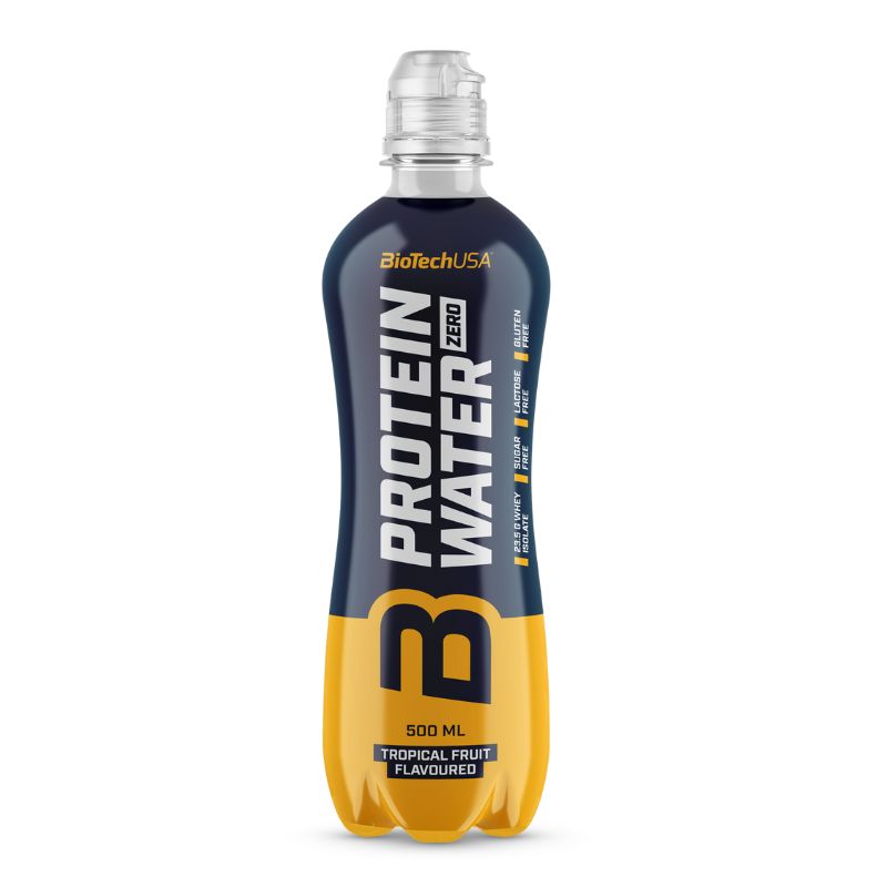 BioTechUSA Protein Water Zero 500ml Flasche Tropical