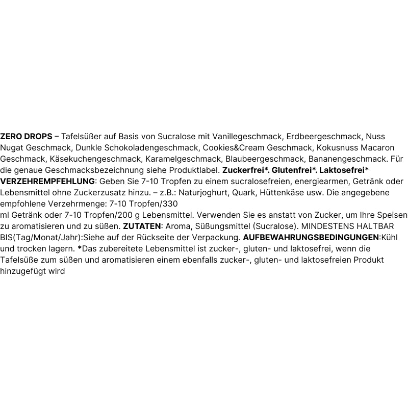 BioTechUSA Zero Drops