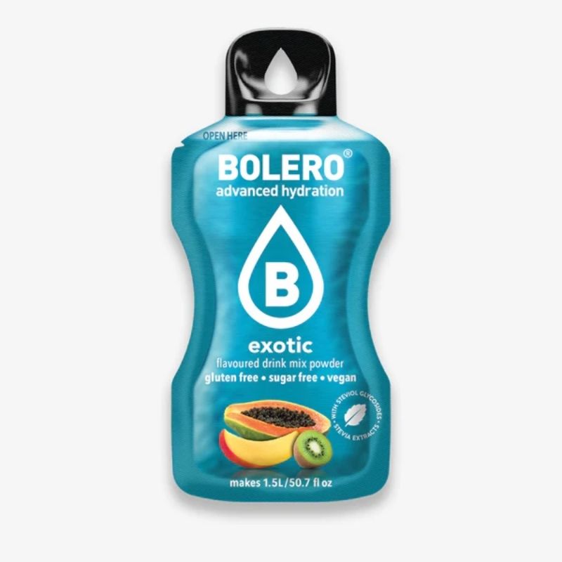 Bolero Drink GetrÃ¤nkepulver 12er BOX | 12 x 9g Exotic