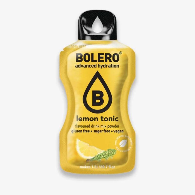 Bolero Drink GetrÃ¤nkepulver 12er BOX | 12 x 9g Lemon Tonic