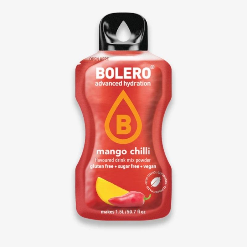 Bolero Drink GetrÃ¤nkepulver 12er BOX | 12 x 9g Mango Chilli
