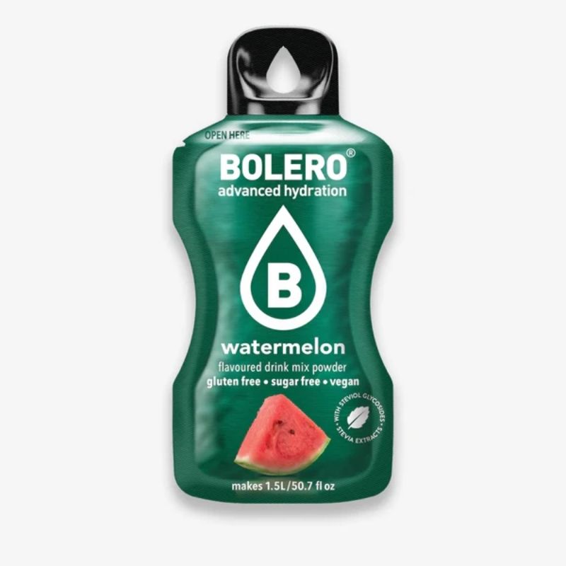 Bolero Drink GetrÃ¤nkepulver 12er BOX | 12 x 9g Watermelon