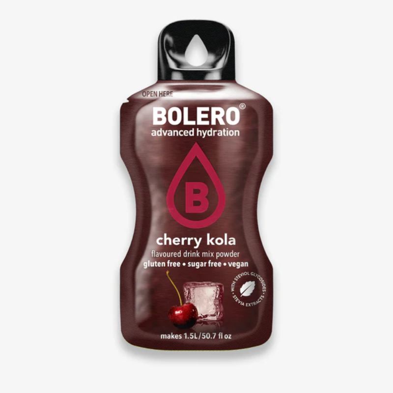Bolero Drink GetrÃ¤nkepulver 24er BOX | 24 x 9g Cherry Kola