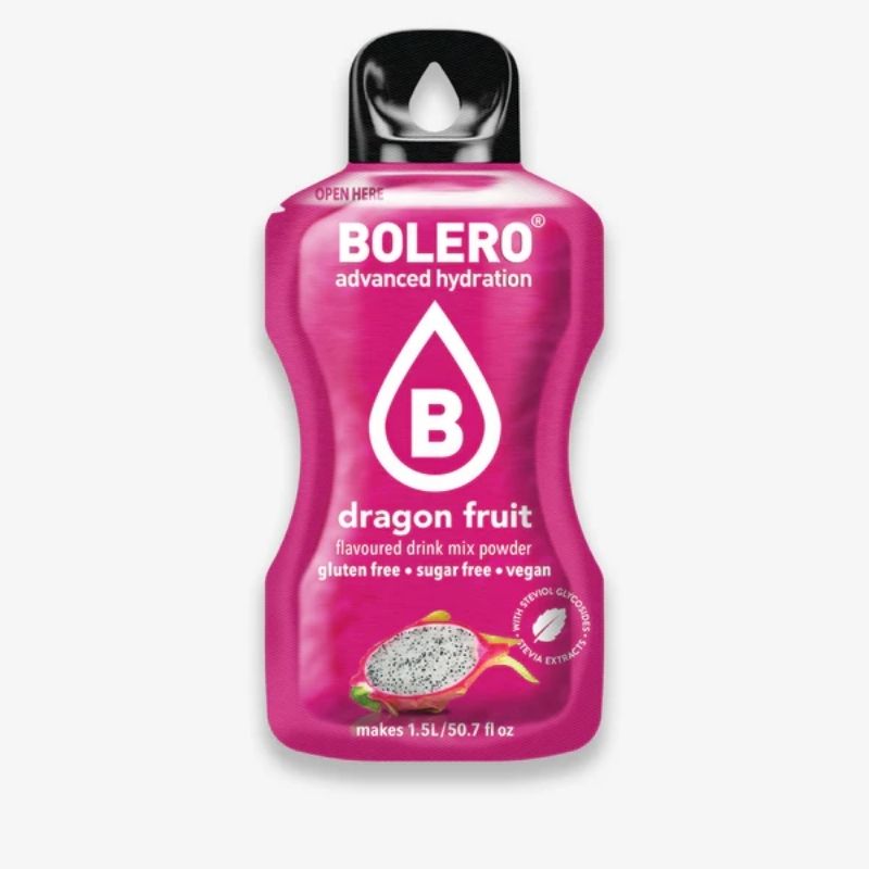 Bolero Drink GetrÃ¤nkepulver 24er BOX | 24 x 9g Dragon Fruit