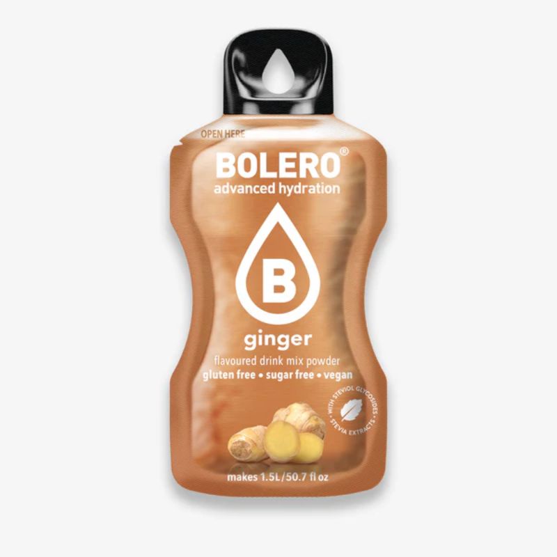 Bolero Drink GetrÃ¤nkepulver 24er BOX | 24 x 9g Ginger