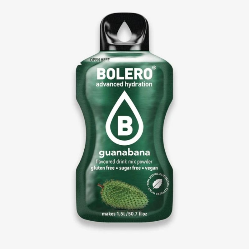 Bolero Drink GetrÃ¤nkepulver 24er BOX | 24 x 9g Guanabana
