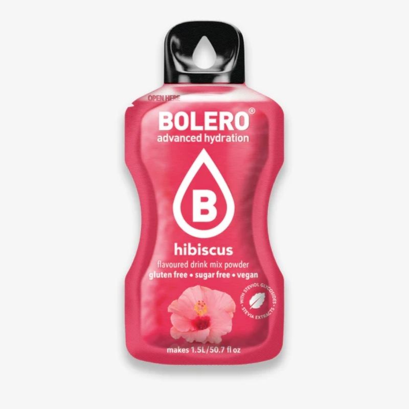 Bolero Drink GetrÃ¤nkepulver 24er BOX | 24 x 9g Hibiscus