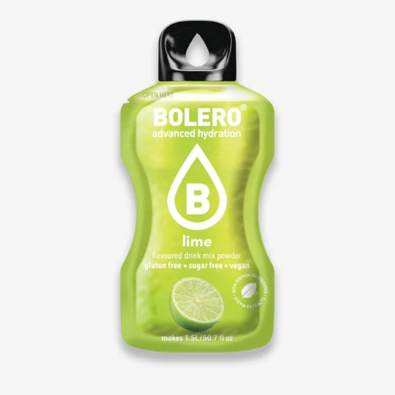 Bolero Drink GetrÃ¤nkepulver 24er BOX | 24 x 9g Lime