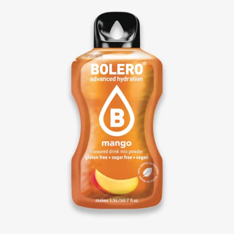Bolero Drink GetrÃ¤nkepulver 24er BOX | 24 x 9g Mango
