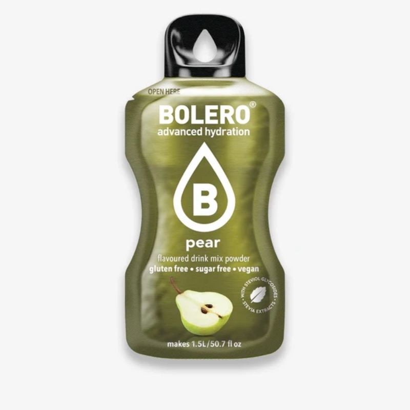 Bolero Drink GetrÃ¤nkepulver 24er BOX | 24 x 9g Pear