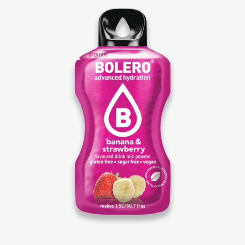 Bolero Drink GetrÃ¤nkepulver Einzelbeutel à 9g Banana & Strawberry