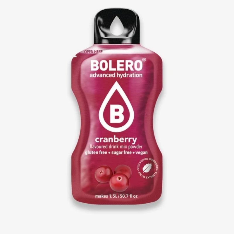 Bolero Drink GetrÃ¤nkepulver Einzelbeutel à 9g Cranberry