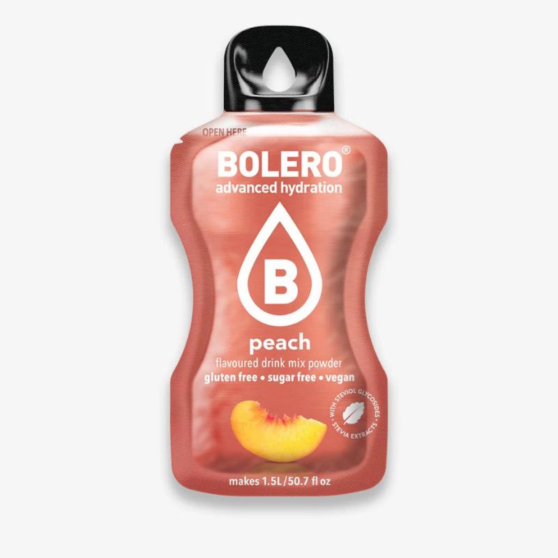 Bolero Drink GetrÃ¤nkepulver Einzelbeutel à 9g Peach