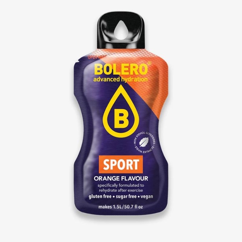 Bolero Drink GetrÃ¤nkepulver Einzelbeutel à 9g Sport Orange